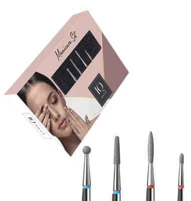 Produktbild von Set mit 4 Diamantfräsern zur Entfernung von Nagelhaut – Mini