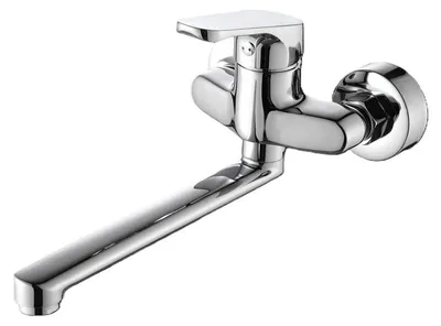 Obrázok produktu pre Drezová batéria nástenná VENUS rovné rameno 20cm, rozstup 100mm, chróm