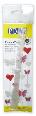 Produktbild von PME Plastic Wires, Kunststoff, Weiß, 45 mm, 31 mm, 204 mm, 52 g