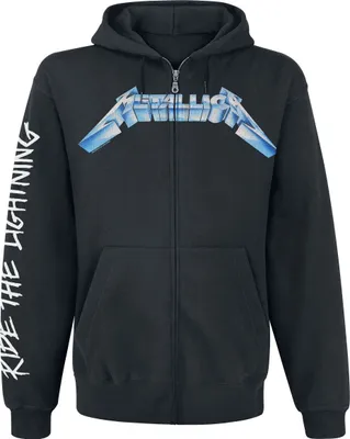 Produktbild von Metallica Kapuzenjacke Herren Ride The Lightning schwarz M