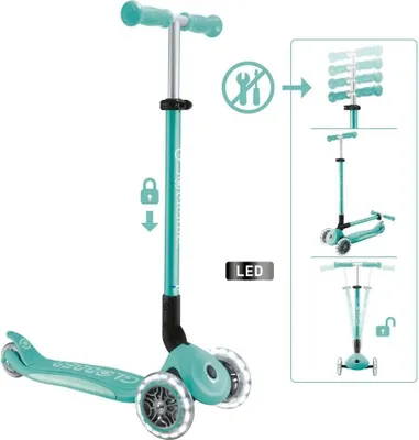 Produktbild von Globber GLOBBER ELITE LIGHTS dunkelmint, mit Leuchtrollen