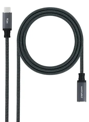 Obrázek produktu pro Nanocable 10.01.4502-COMB, 2 m, USB C, USB C, USB 3.2 Gen 2x2, 20 Gbit/s, Černá