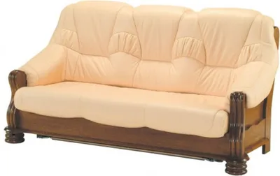 Produktbild von Dreisitzer Couch Klassische Couch Polster Sofa 3 Sitzer Leder Couchen Ledersofa