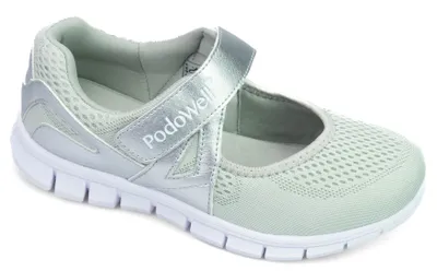 Produktbild von PodoWell VAUCLUSE Sportschuhe mit Memory-Einlegesohle, Damen, Grau, Größe 1: 41