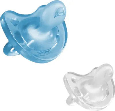 Produktbild von schnuller Physio Soft 0m+ Silikon blau/transparent