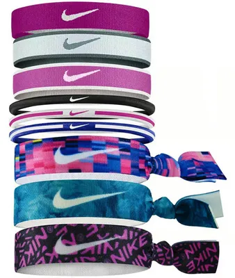 Image de Nike - Bandeau pour cheveux (lot de 9) MR78178 (taille unique) (multicolore)