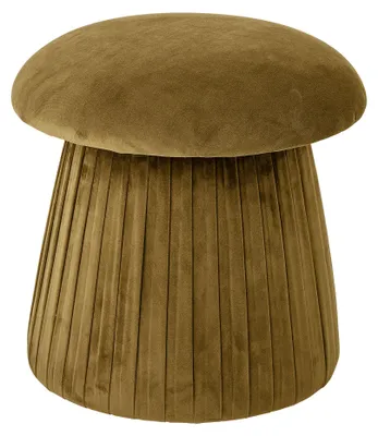 Produktbild von Bloomingville 82046992, Hocker/Ottomane, Rund, Braun, Polyester, 120 kg, 44 cm