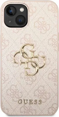 Produktbild von Guess Guhcp14S4Gmgpi Iphone 14 6,1 Różowy/Pink Hardcase 4G Grosses Metall-Logo