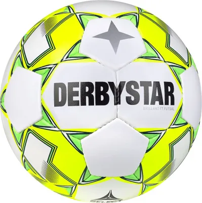 Produktbild von DERBYSTAR Futsal Brillant TT v23, Gr.4, weiss gelb grün