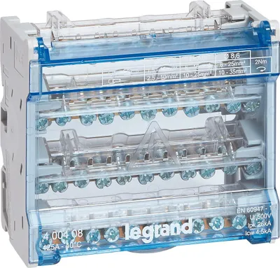 Zdjęcie produktu dla Modułowy blok rozdzielczy BR 4P-10 125A