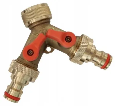 Image de Sol-Arm RJM 3/4" Distributeur pour Robinet de Jardin 2 Sorties
