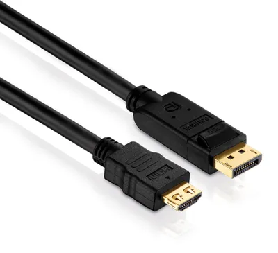 Obrázek produktu pro PureLink PI5100-010, 1 m, DisplayPort, HDMI, Samec, Samec, Přímý