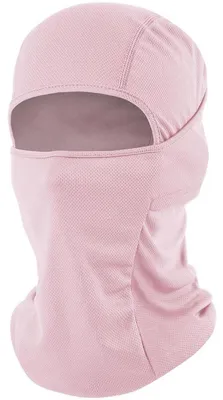 Productafbeelding van Stormhoed/skimasker/balaclava voor motorfiets en fiets, lichtroze, 1 stuk