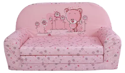 Produktbild von Kindersofa "MINI" zum Aufklappen Bärchen W386 04 FORTISLINE