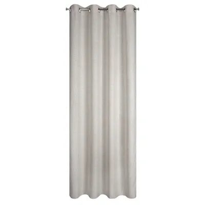 Zdjęcie produktu dla Eurofirany 484373, Przezroczysty, Beżowy, Monochromatyczny, Poliester, Oczko, 170 g/m²