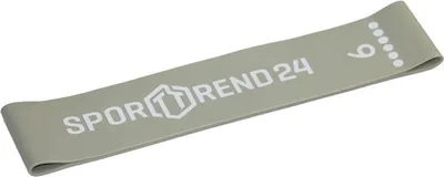 Produktbild von Sporttrend 24® Mini Bänder/Loops in verschiedenen Stärken und Farben I Länge 25cm, Grau 1,3mm / extrem stark