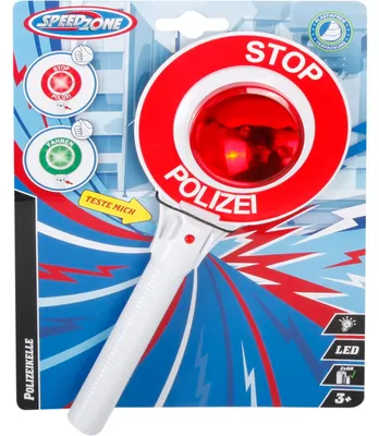 Produktbild von Polizeikelle mit 2 LED-Lichter, 1 Stück