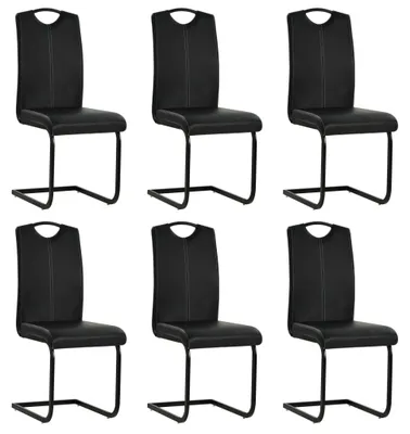 Produktbild von Esszimmerstühle - Stühle - Esszimmerstühle - Küchenstühle - Schwarzes Set - Bequeme Polsterung