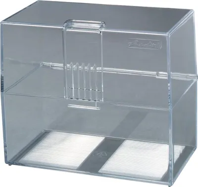 Immagine prodotto di Herlitz Karteikasten A7 leer transparent   für 300 Karten