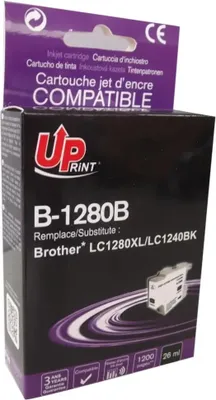 Zdjęcie produktu dla Atramentowa UPRINT LC1280XL/1240/1220, BROTHER, czarna