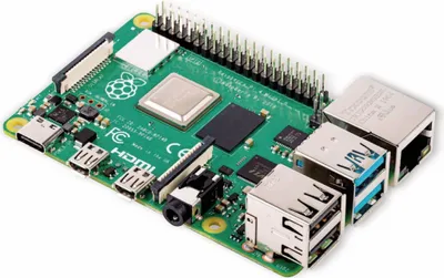 Produktbild von Raspberry Pi 4 Computer Modell B, 1GB RAM