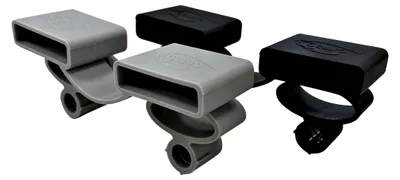 Produktbild von Set mit 10 Kappen Duo für Lattenroste Ersatzkappen Grau 35 x 8 mm Leistenaufnahme