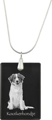 Image de Kooikerhondje - Pendentif en cristal avec chien, collier en argent avec photo, pendentif personnalisé de la marque Art-Dog