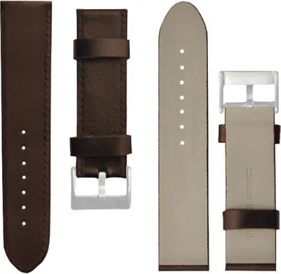 Produktbild von Pedea Lederarmband für Uhren und Smartwatches, Armband für Huawei, Stegbreite 18mm dunkelbraun