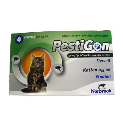 Image de Pestigon Cat Spot-on - 4 Pipettes - Contre les puces