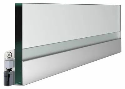 Produktbild von Athmer Türdichtung Schall Ex DUO GS-10 Nr.1-593 Auslösung 2-seitig Länge 1083mm silberfarbig - 1-593-1085