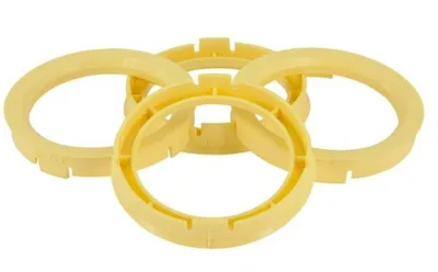 Produktbild von 4x TPi Zentrierringe 6015810 Kohlefaser 58,1mm 60.1mm