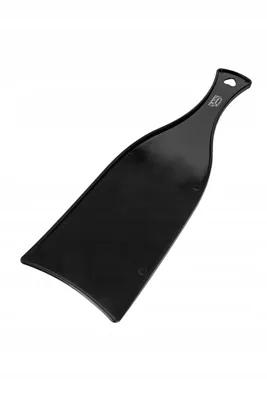 Produktbild von Ponik's Haarfärbebrett – Strähnenbrett, Haar Färben, Friseurzubehör, Board, Paddle, Pinsel, Färbekelle, Strähnenkelle – Haarfarbe, Strähnchen, Balayage, Haare Tönung – 33 x 9 cm, schwarz