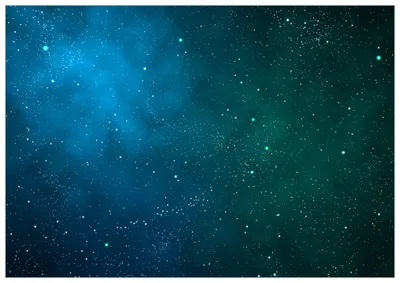 Produktbild von Wallario Premium Glasbild, freischwebende Optik, kräftige Farben, Größe 100 x 70 cm Motiv Sternenhimmel - Milchstraße und Sterne bei Nacht
