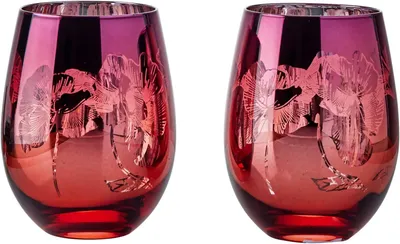 Image de Verres Artland, lot de 2, série Bloom, soufflés à la bouche