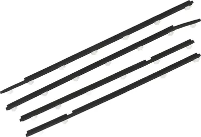 Immagine prodotto di 4PCS -auto -finestra della porta -strisce di tenuta 68160 60010 Decorative Weatherstrip -sostituzione per Toyota Land Cruiser FJ80 FZJ80 1990-1998