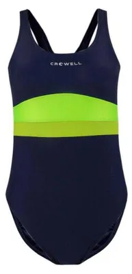 Image de Crowell - Maillot de bain « Swan » pour enfants PP10805 (146) (vert/bleu marine foncé)
