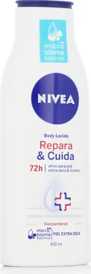 Zdjęcie produktu dla NIVEA Repair & Care, Balsam, Unisex, Przeciw podrażnienieniom, Nawilżający, Naprawa, Kojąca, Bardzo sucha skóra, 400 ml, Butelka