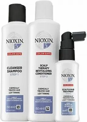 Produktbild von Nioxin System 5 Trial Kit Set für chemisch behandeltes Haar 150 ml + 150 ml + 50 ml