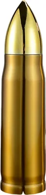 Produktbild von Isolierte Wasserflasche aus Edelstahl, kreative Form, lebensmittelecht, BPA-frei, auslaufsicher, Kaffeebecher