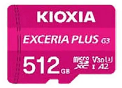 Immagine prodotto di Scheda di memoria Kioxia Micro SD Exceria G3 da 512 GB, rosa  Rosa, taglia unica