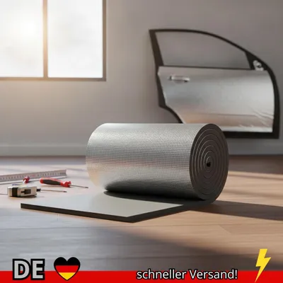 Produktbild von Selbstklebende Aluminiumfolie Isolierrolle Hitzeändig Schalldämmend und