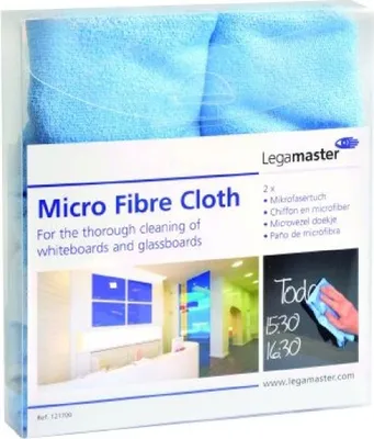 Produktbild von Microfasertuch 40x40cm blau Packung mit 20 Stück