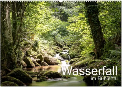Produktbild von Wasserfall im Bühlertal (Wandkalender 2025 DIN A2 quer), CALVENDO Monatskalender
