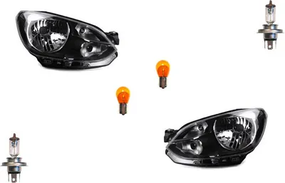 Produktbild von Scheinwerfer passend für VW Up! 12/11-06/16 mit Leuchtmittel Satz LR 1S1941015K 1S1941015H 1S1941015M 1S1941016K 1S1941016H 1S19410 Johns