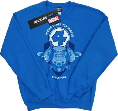 Produktbild von Marvel - "Fantastic Four Fantasticar" Sweatshirt für Herren BI35882 (L) (Königsblau)