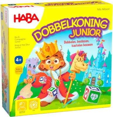 Produktbild von Haba Lernspiel Würfelkönig junior - pädagogisches Würfelspiel für Kinder
