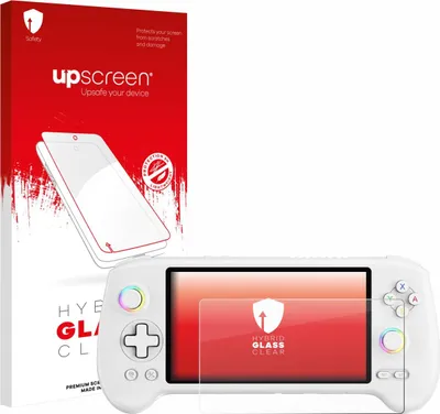 Produktbild von upscreen Schutzglas für Anbernic RG557 Schutzfolie Panzer Folie Glas Display Schutz klar