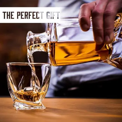 Produktbild von Gläser für Whiskey - Set aus 2 Tumbler Gläsern - Wasser-Gläser - 300 ml Glas