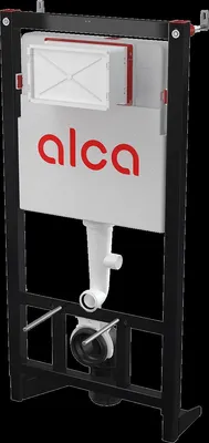 Productafbeelding van Alcadrain AM123/1120E: Inbouwinstallatiesysteem voor droge wandconstructies (gipsplaat), vrijstaand, aansluiting op afvoer DN 100
