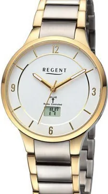Produktbild von Regent Herren Funkuhr Edelstahl FR-292